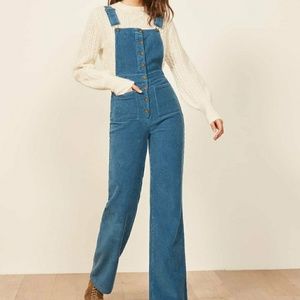 NWOT Reformation Cassidy Corduroy Overalls